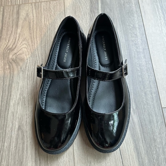 black mary janes size 8 - Picture 2 of 4
